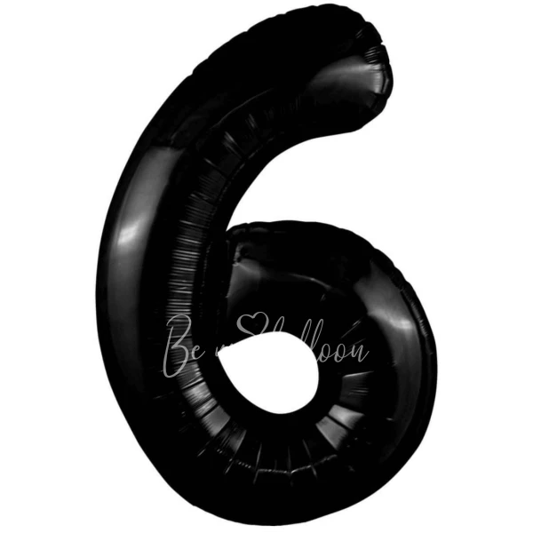 40 " أرقام احباط 6 أسود