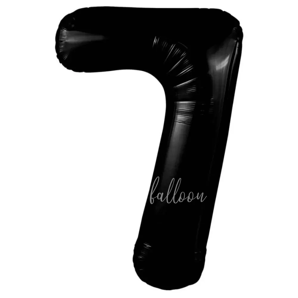 40 " أرقام احباط 7 أسود