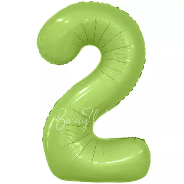 40" Foil numbers 2 Mystic Pistachio