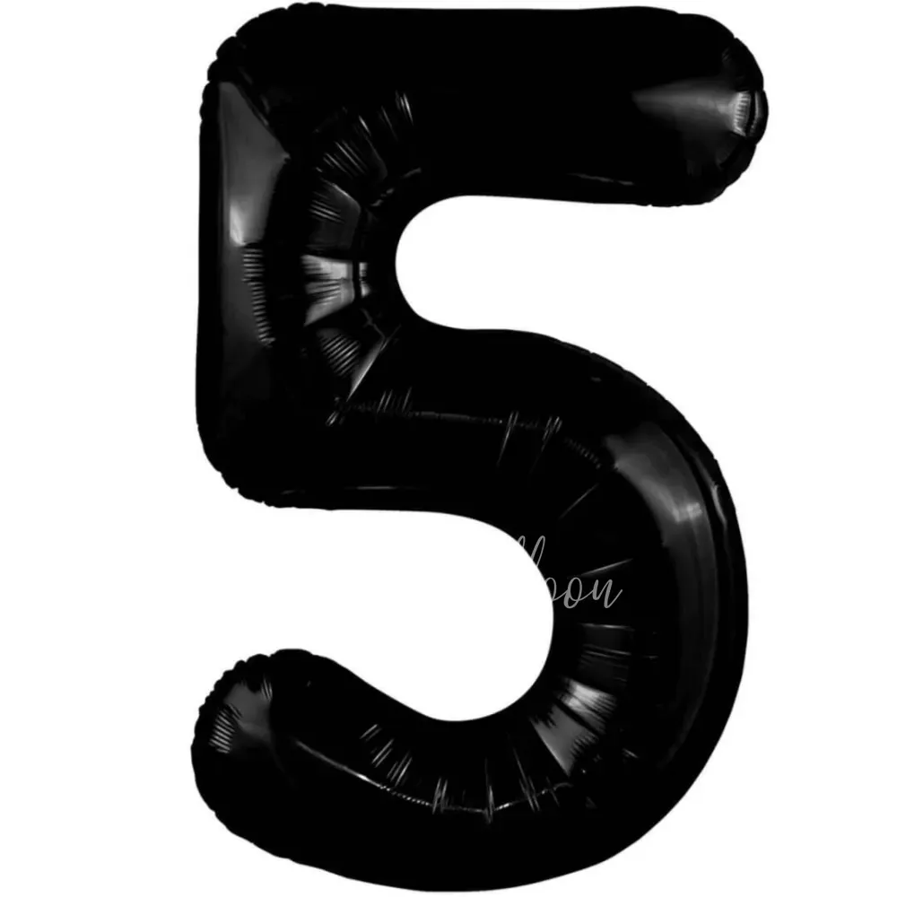 40 " أرقام احباط 5 أسود