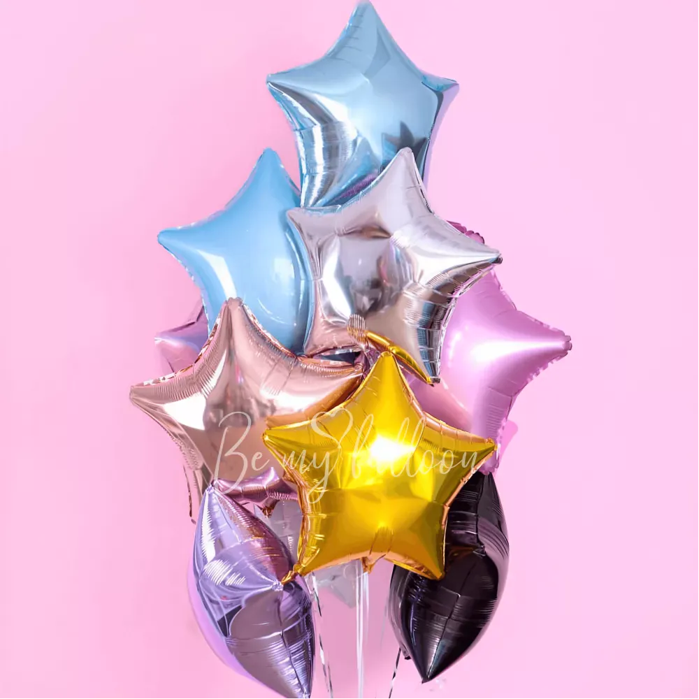 Rainbow Stars! Balloon bouquet