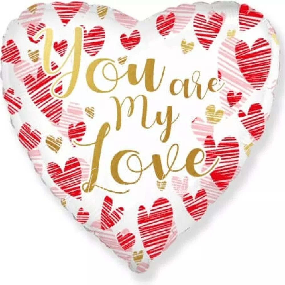 18" Helium foil You're my love heart balloon 