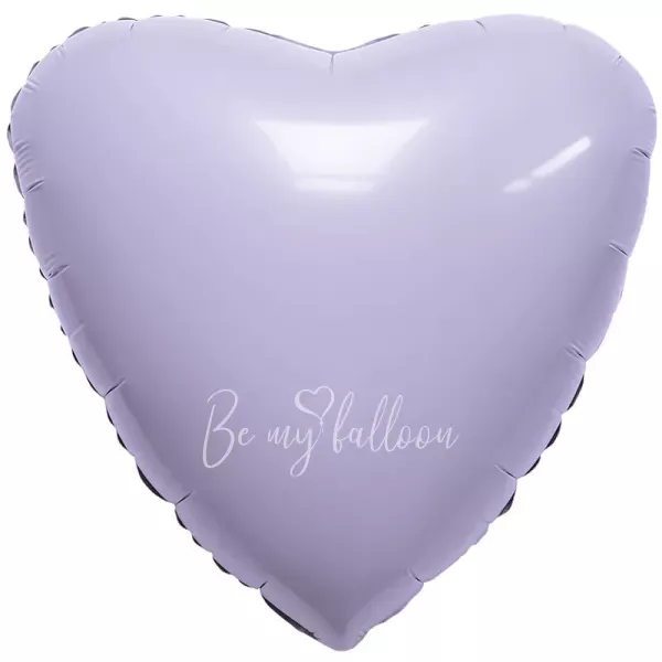 18" Lavender heart foil shape