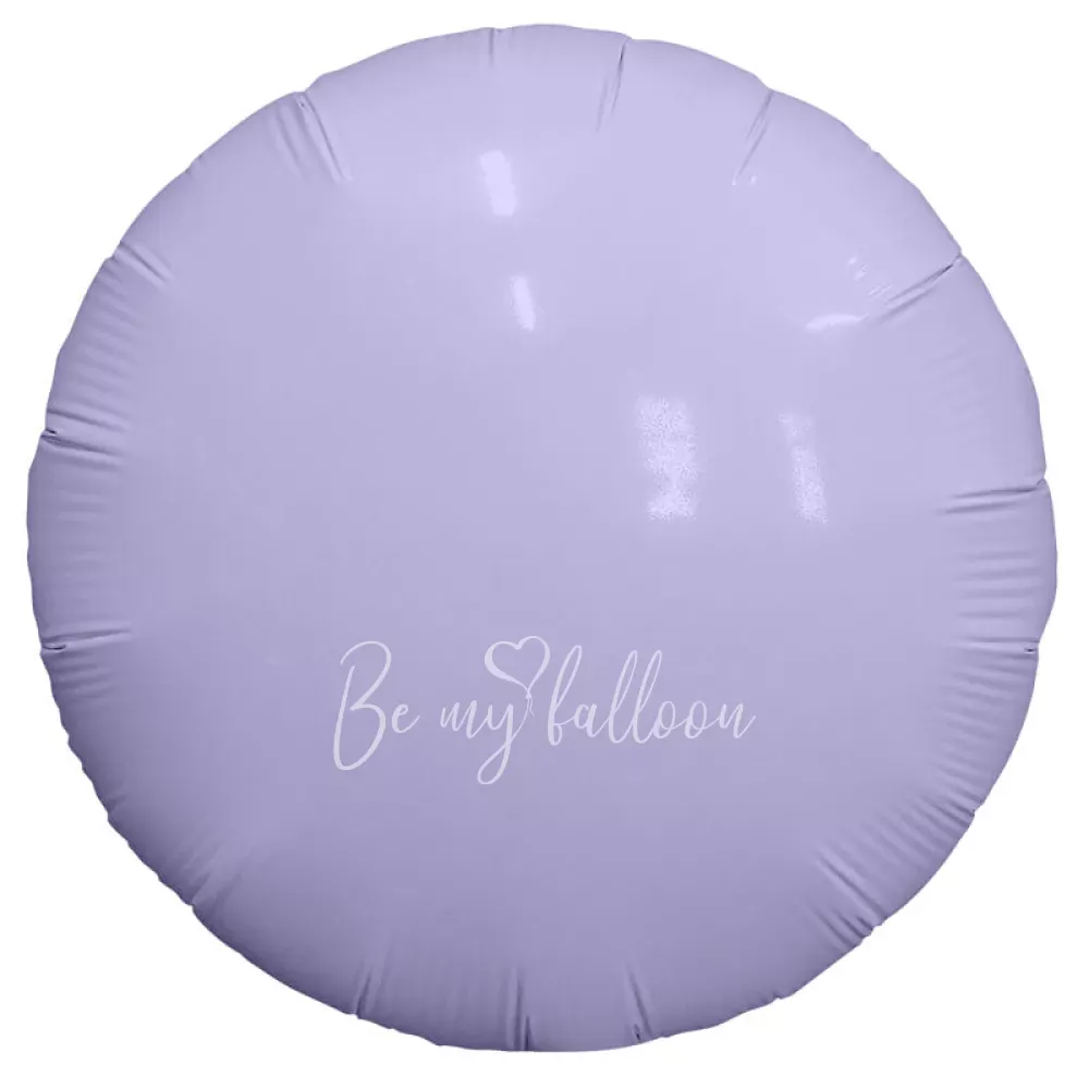18" Lavender round foil shape 