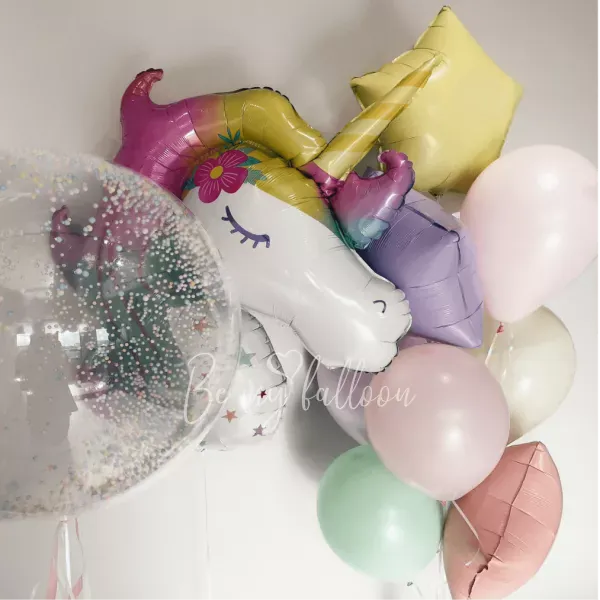 The unicorn! Bouquet of balloons