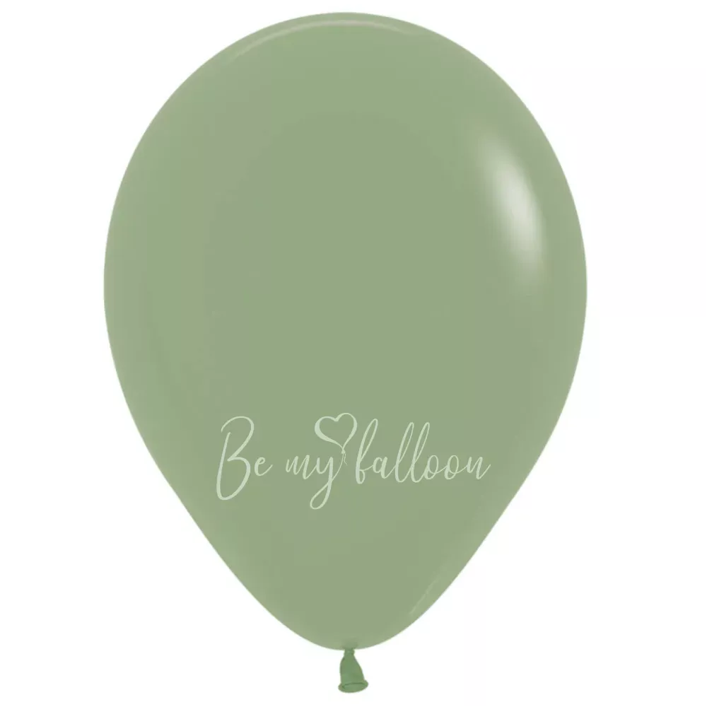 12" Helium fashion Eucalyptus 027 plain balloon