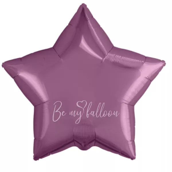 19" Helium foil gloss Violet Star balloon