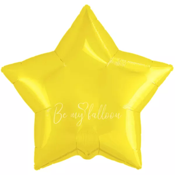 32" Helium foil balloon gloss Gold Star 