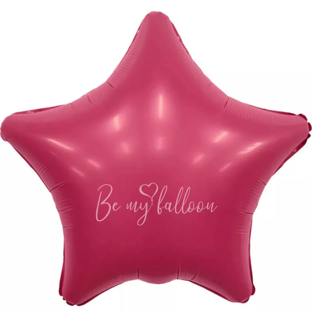 18" Воздушная звезда из фольги Viva Magenta
