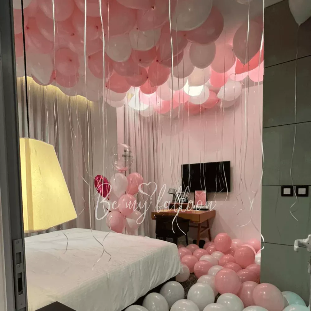 100 ceiling helium balloons standard