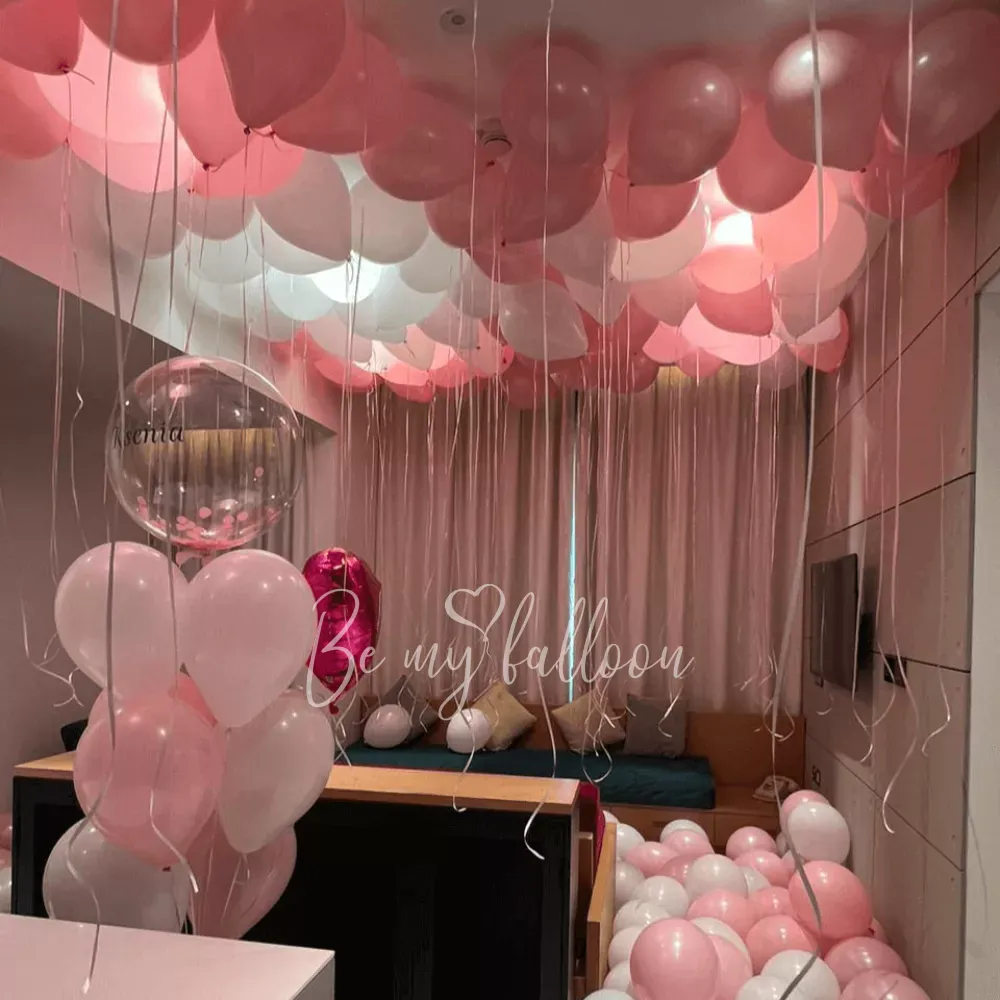 100 ceiling helium balloons standard
