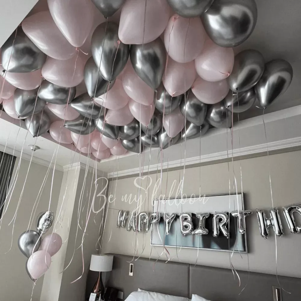100 ceiling helium balloons standard