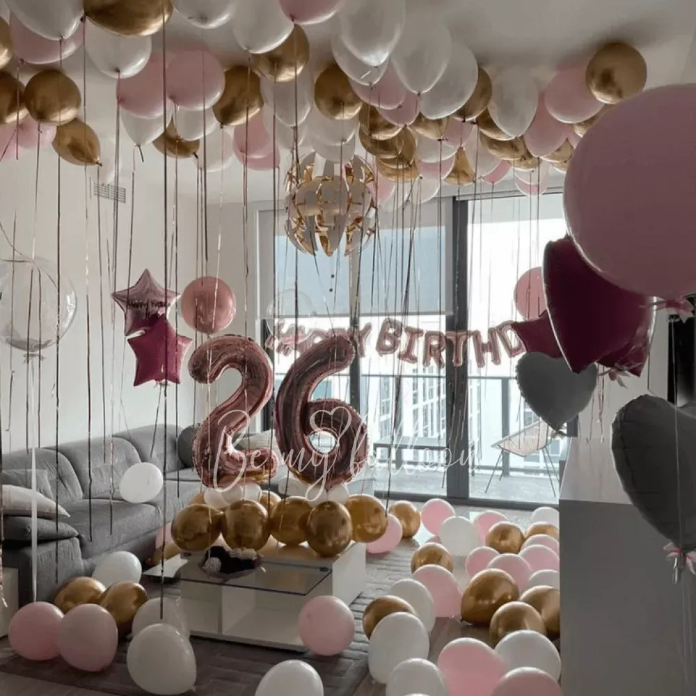 100 ceiling helium balloons standard