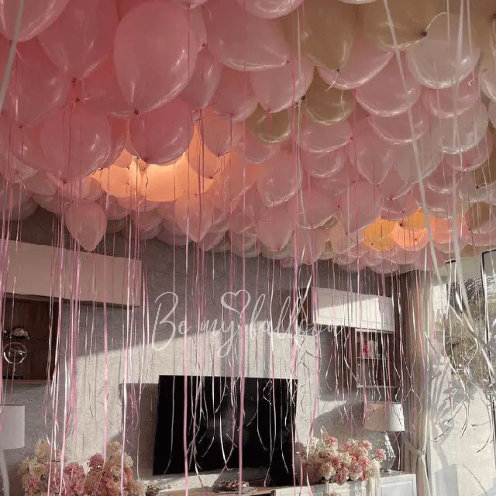 100 ceiling helium balloons standard