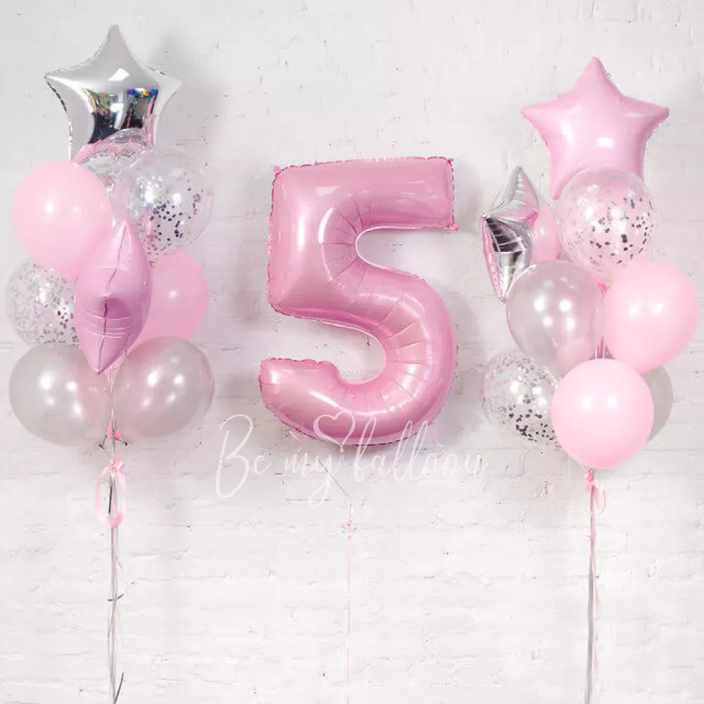 Букет из шаров С Днем Рождения 5 лет