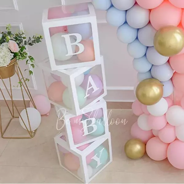 Balloons in boxes Baby