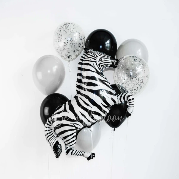 Zebra Balloon Bouquet
