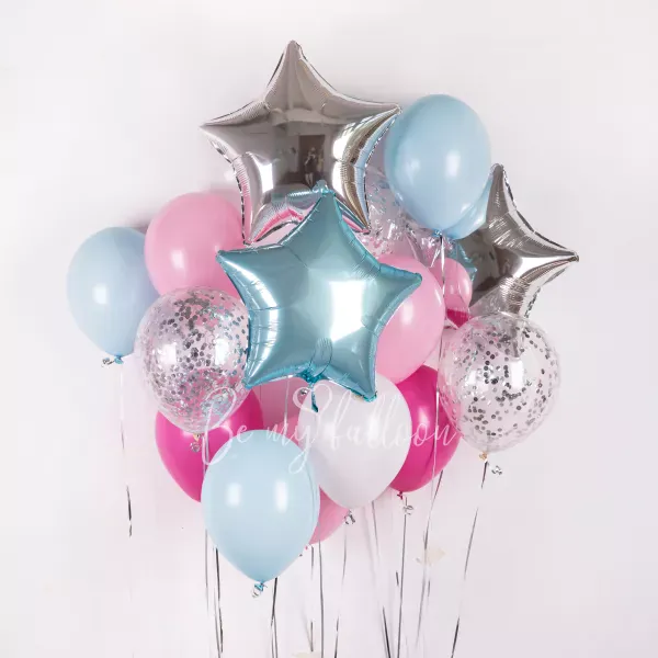 Pink flicker Balloon Bouquet