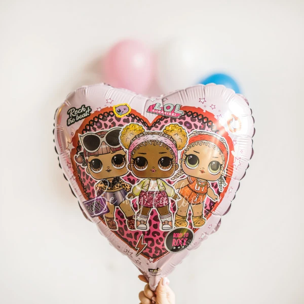 Rock LOL Foil Balloon