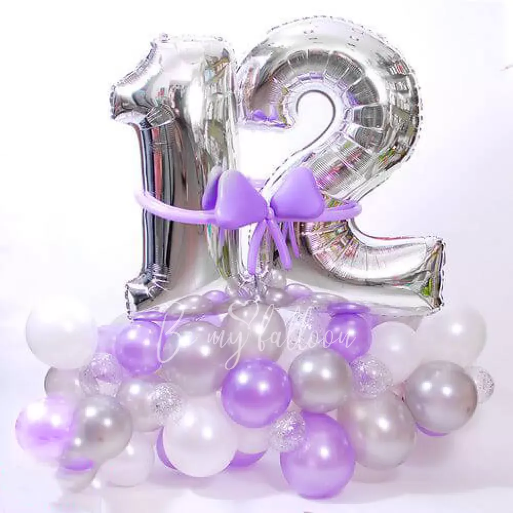 12 Years Balloon garland composition 
