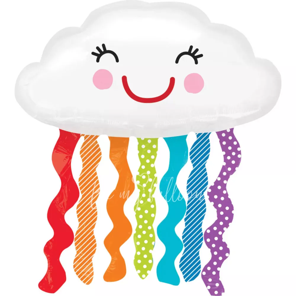 30x18" Шар из фольги Радужное Облачко