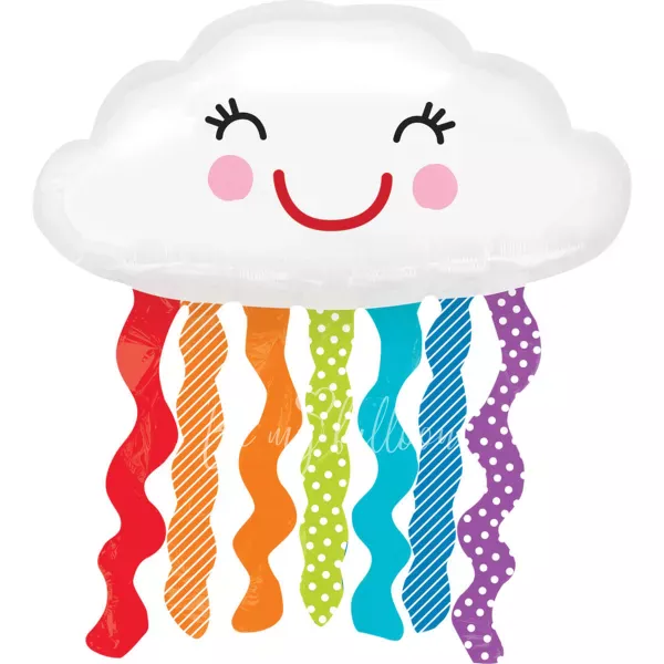 30*18" بالون سحابة قوس قزح