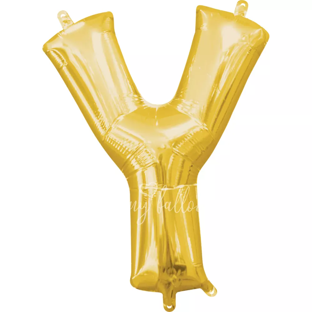 40" Шар из фольги Буква Y золотой глянец