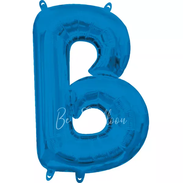 40" Helium foil gloss Blue Letter B balloon