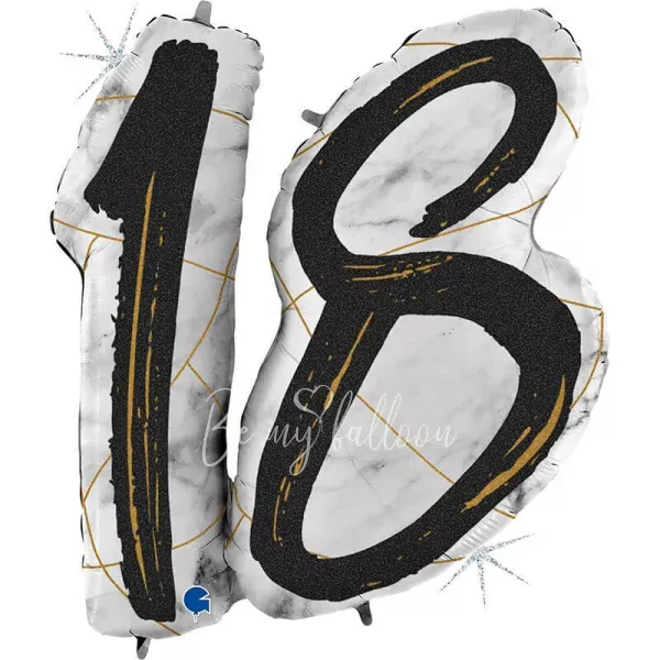 38" Helium foil 18 Years balloon