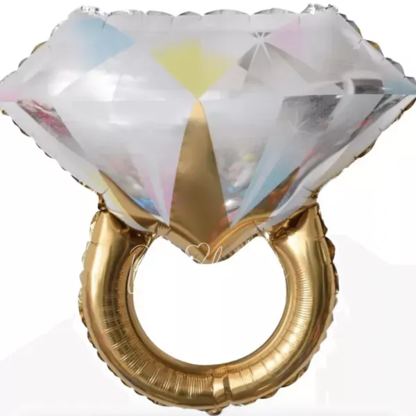27 " الهيليوم احباط الذهب خاتم الماس بالون