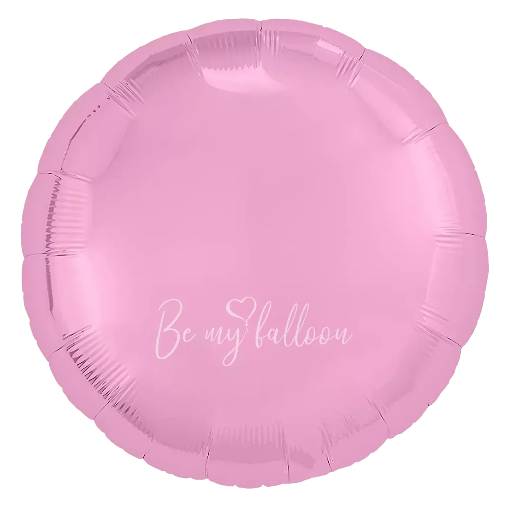 18" Helium foil gloss Pink Round balloon