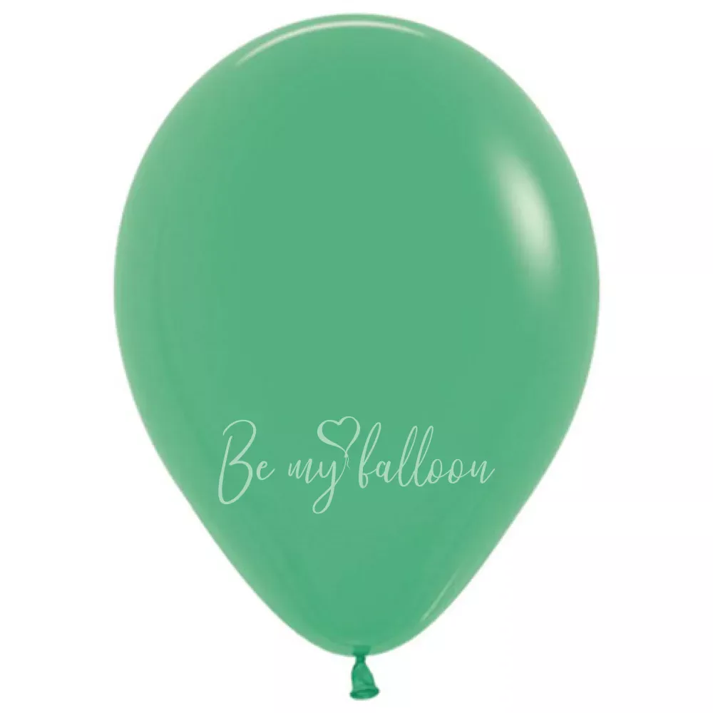 12" Helium fashion green 029 plain balloon