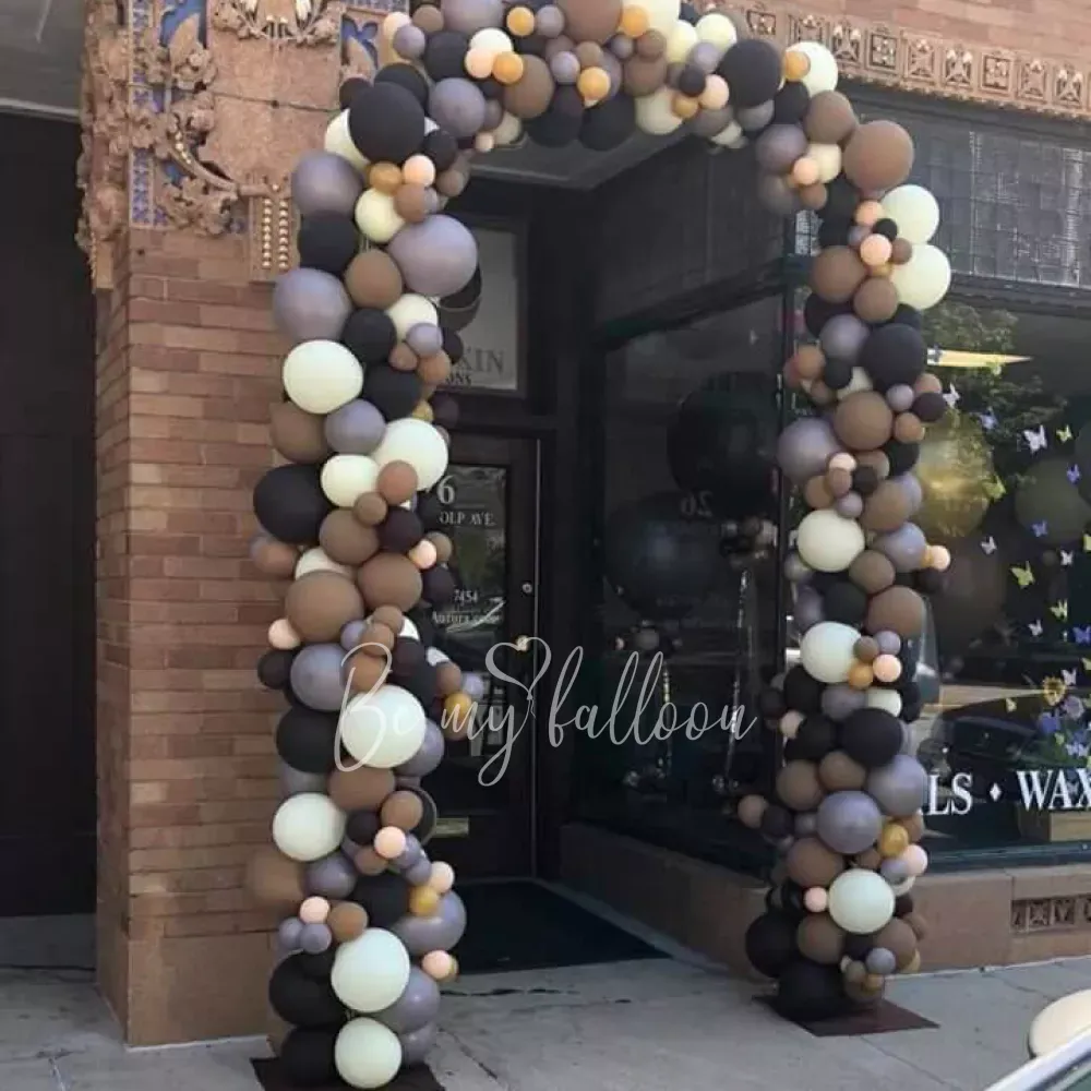8 meter Organic Balloon Arch