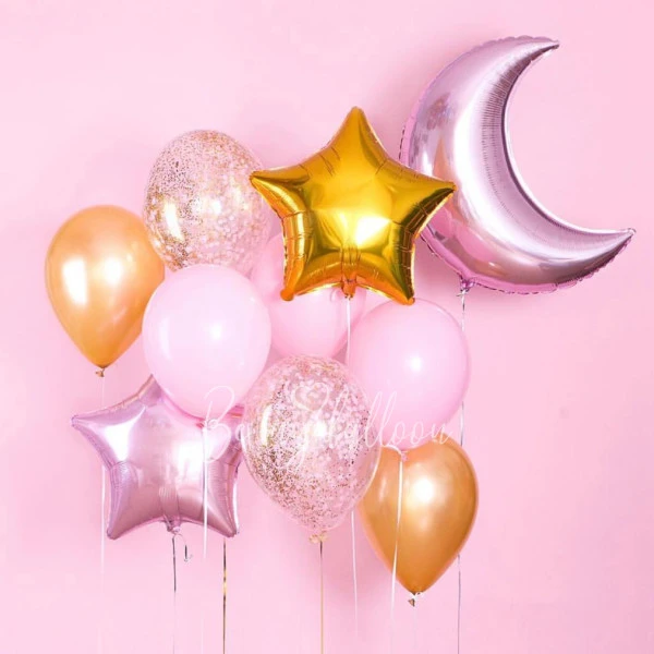 Crescent and the stars! Balloon Bouquet
