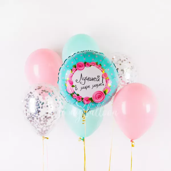 باقة بالونات لأفضل أم في العالم