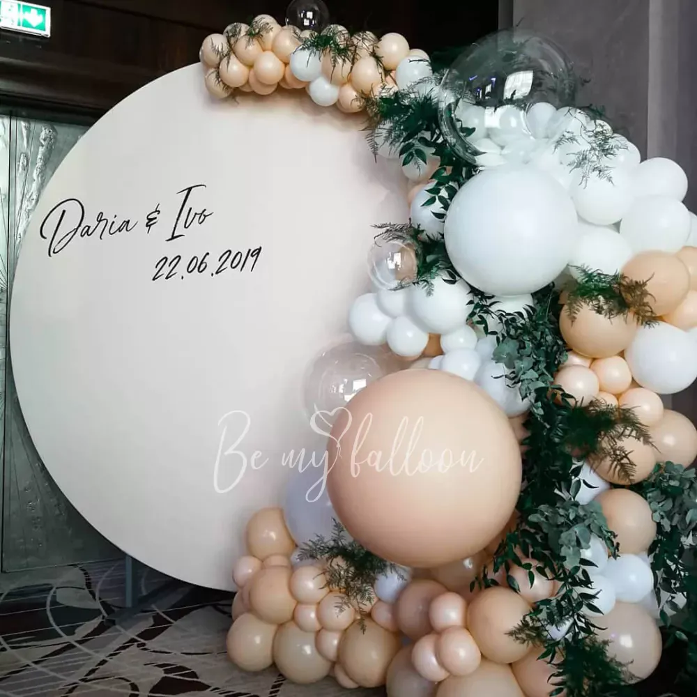 2m Wide Round Backdrop