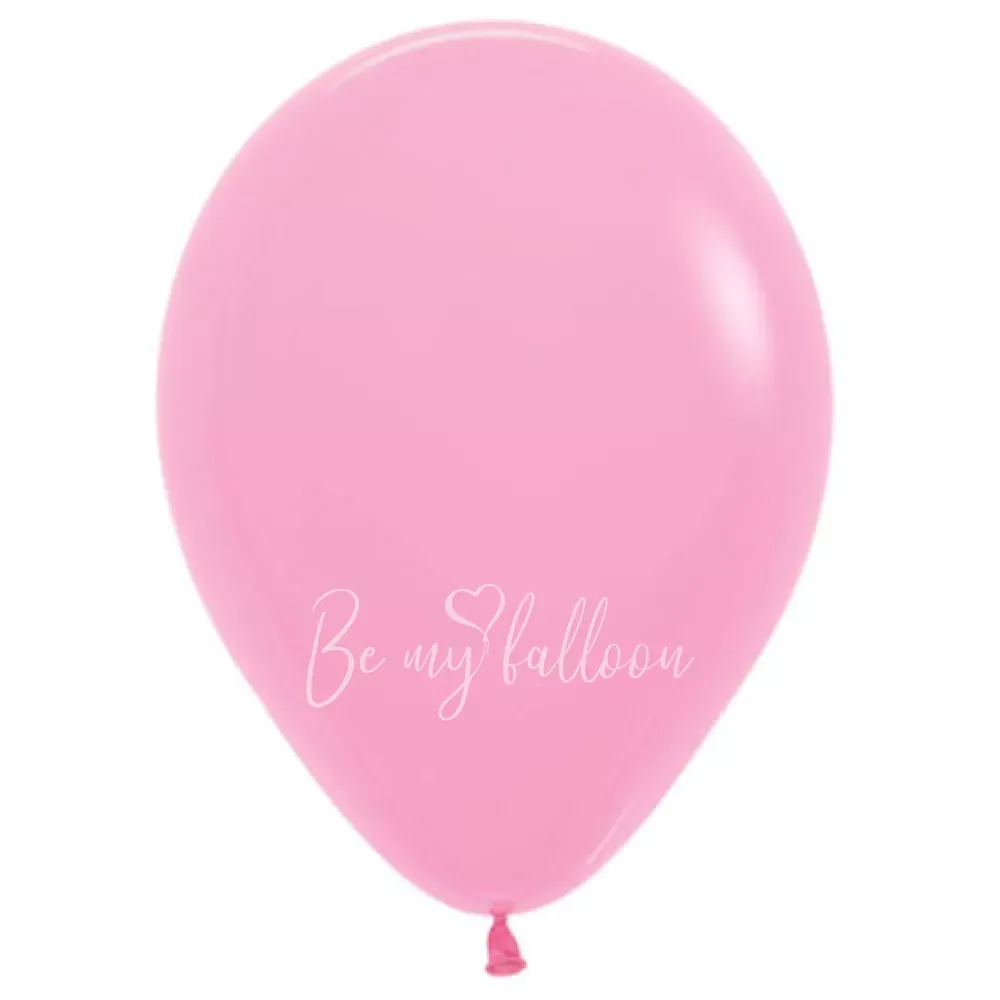 12" Helium fashion pink 009 plain balloon