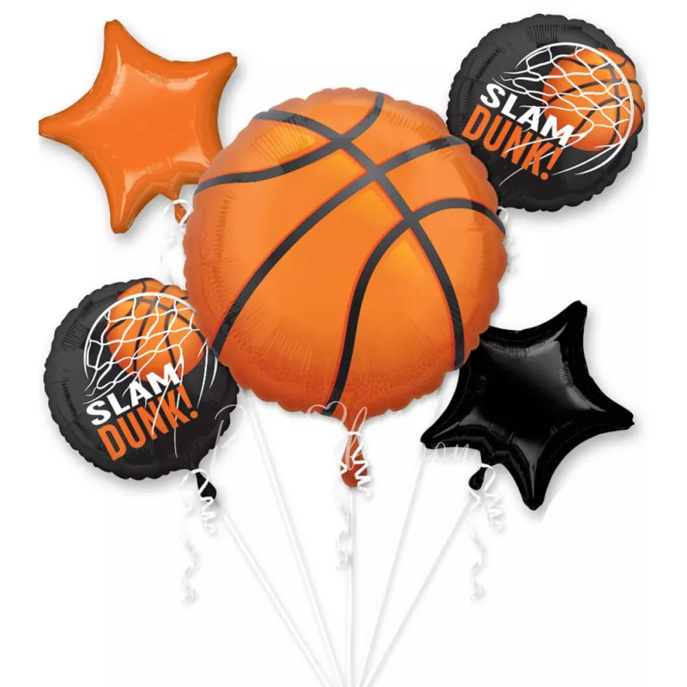 Basketball balloon bouquet