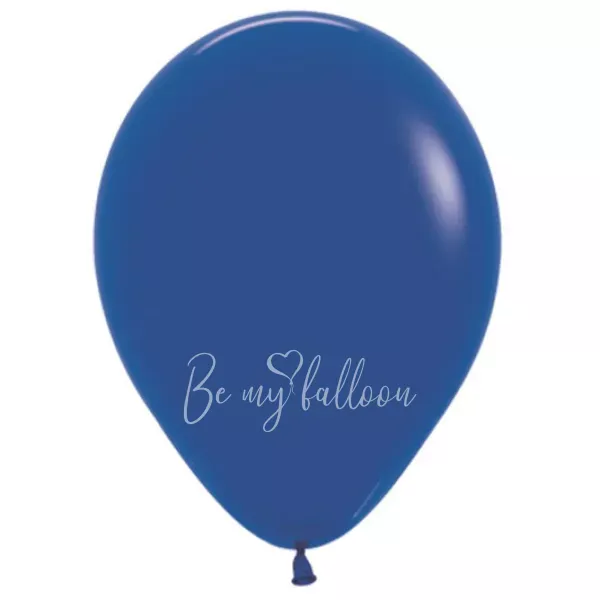 12" Helium fashion blue 041 plain balloon